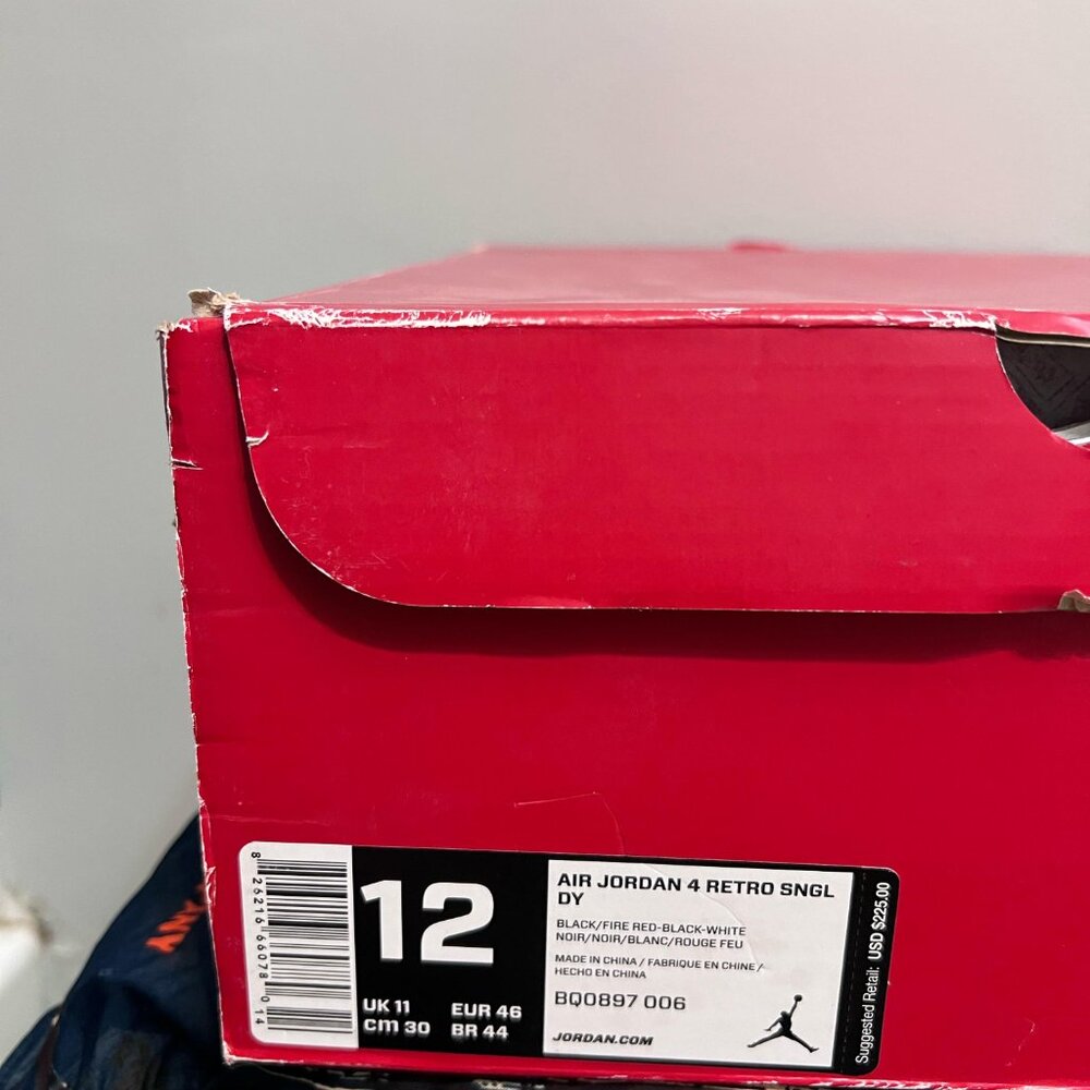 Jordan 4 "Tattoos"  sz 12 - Picture 6 of 7